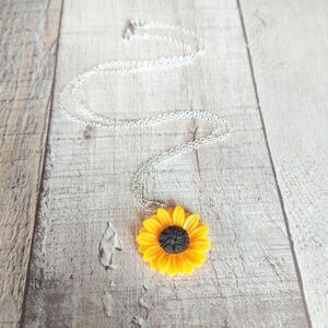Sunflower Necklace